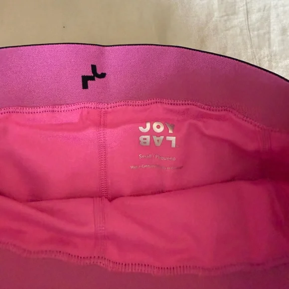 JoyLab Pink Checkered Mini Skirt - Picture 4 of 4